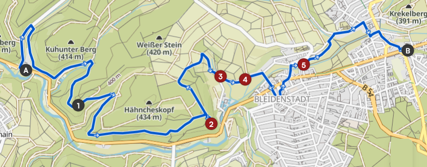 Streckenplan