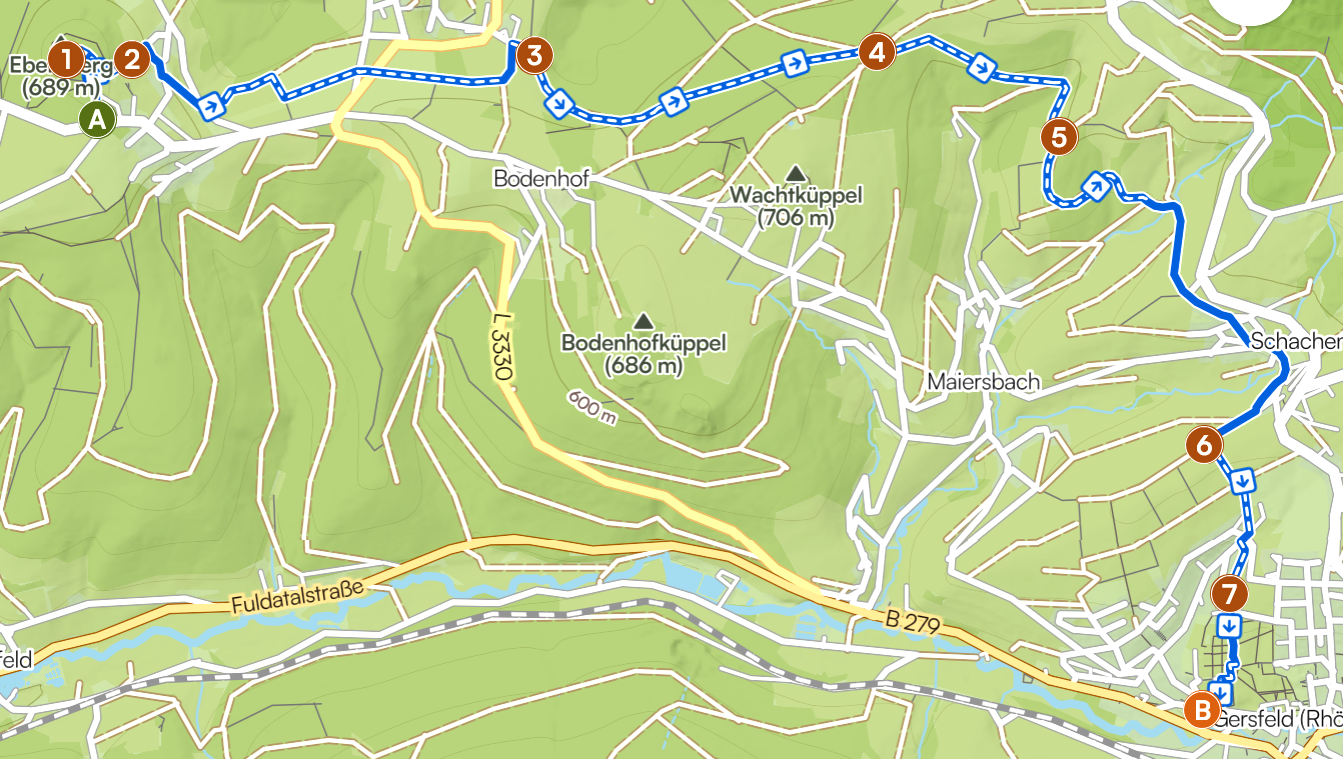 Streckenplan